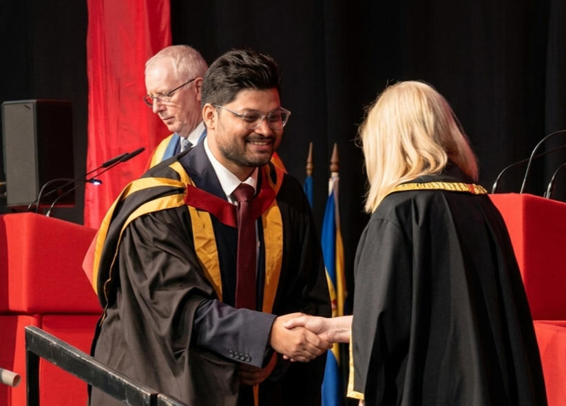 Graduation from Northumbria University